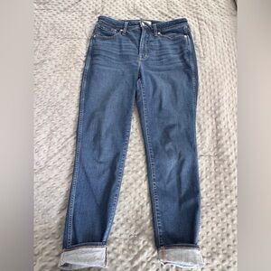 Madewell Women's Curvy High Rise Skinny Jeans in Classic Blue